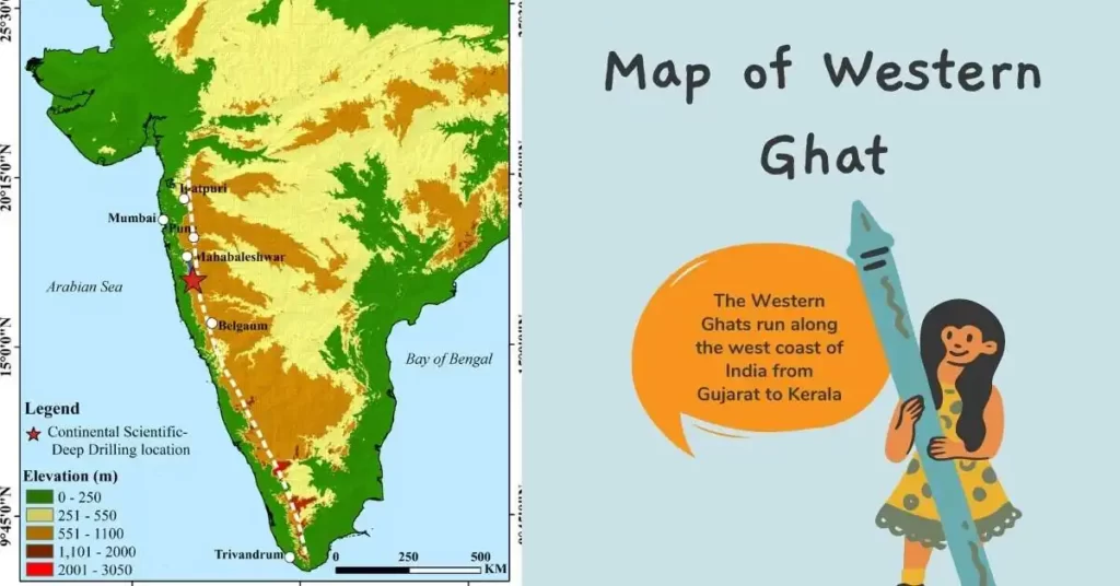 Map Of Western Ghat